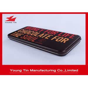 Wholesale Custom Printed Rectangle Chocolate Tin Boxes Recyclable With Hinges YT1149 from china suppliers