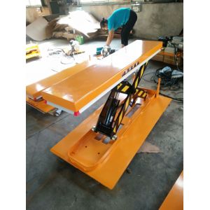Powered Hydraulic Scissor Lift Table,Small Stationary Hydraulic Lift Table For