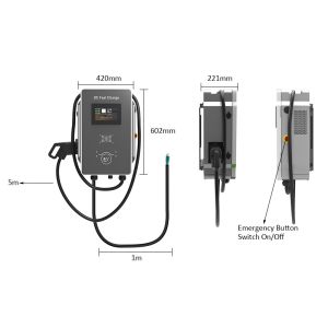 RS485 Point to Point Communication 30kW DC Level 3 Fast Charger for Shenzhen