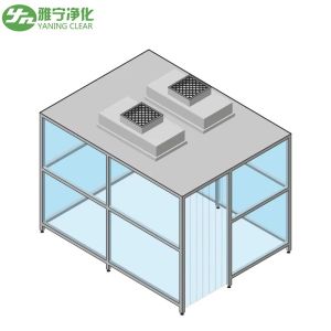 Customizable Modular Cleanroom Booth with Stainless Steel Frame and Acrylic