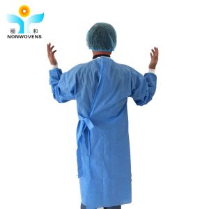 120*140cm SMS Material Gowns ISO13485 EN13795 Certification Disposable Surgical