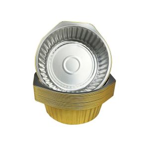 Environmental Friendly Advantage Disposable Wrinkled Aluminum Foil Round Deep