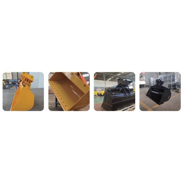 4-40ton Excavator Grapple Bucket SY65 SY155 SY235 SY365 Excavator Tilt Bucket