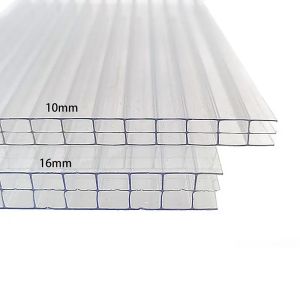 8mm 16mm Triple Layer Polycarbonate Sheet Bronze Triple Wall Polycarbonate