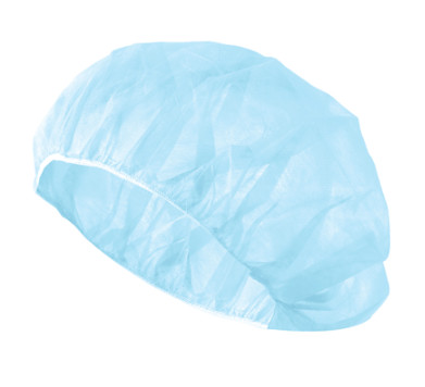 Non Woven Disposable Head Covers Breathable With Elasticated Trim