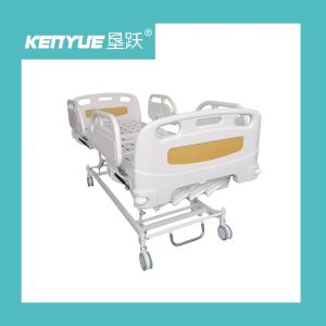 Two Function Electric Nursing Bed Adjustable White For Hospital