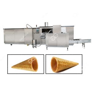 Fully Automatic Mini Ice Cream Cone Production Line 380V CE Certification