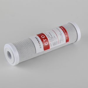 10 Inch 5 Micron CTO Acid Washed Coal Base Activated Carbon Block Water Filter