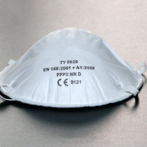 White Disposable Dust Mask , Anti Fog FFP2 Face Mask Good Air Permeability
