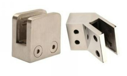 AISI SS304 Metal Glass Retainer Clips Rustproof Precision Casting Components
