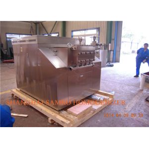 Liquid Juice 2000 L/H 60 Mpa Homogenizer Processing Line Type UHT Plant