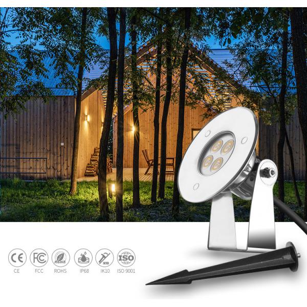 IP68 Waterproof Led Pinspot Light , Outdoor Garden Ground Insert Light 210MA
