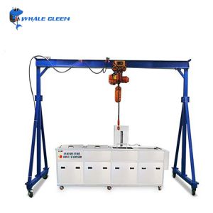 Multifunctional Industrial Ultrasonic Cleaner With Crane Single And Multi Slots