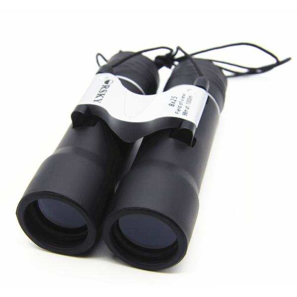 Clear and Bright Popular Variable Zoom Binoculars 10x25 8X25 for Kids Adults
