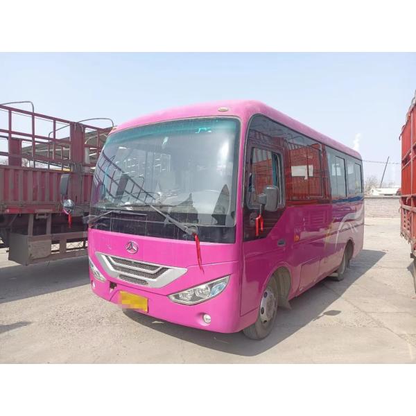 Quality Used Shuttle Vans Front Engine 19 Seats Folding Door Sliding Windows RHD/LHD Isuzu Engine 2nd Hand JMC Bus JMV6609 for sale