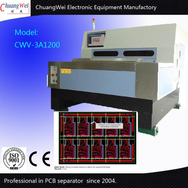 Quality V Cut PCB Depaneling Machine / PCB Separate 2mm Blade Thickness for sale