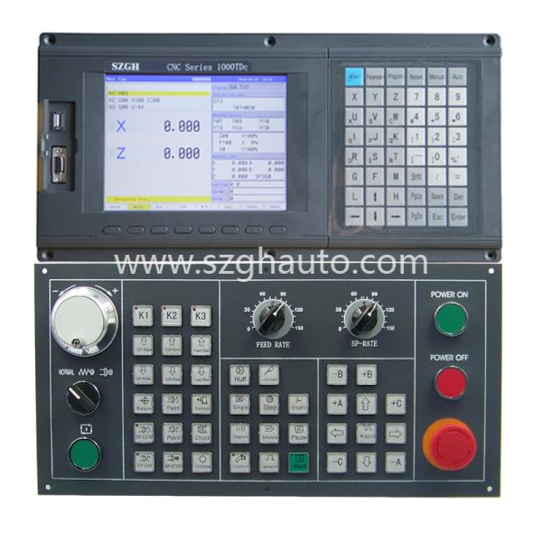 3 axis standard and updated series CNC Lathe Controller supporting PLC Macro and