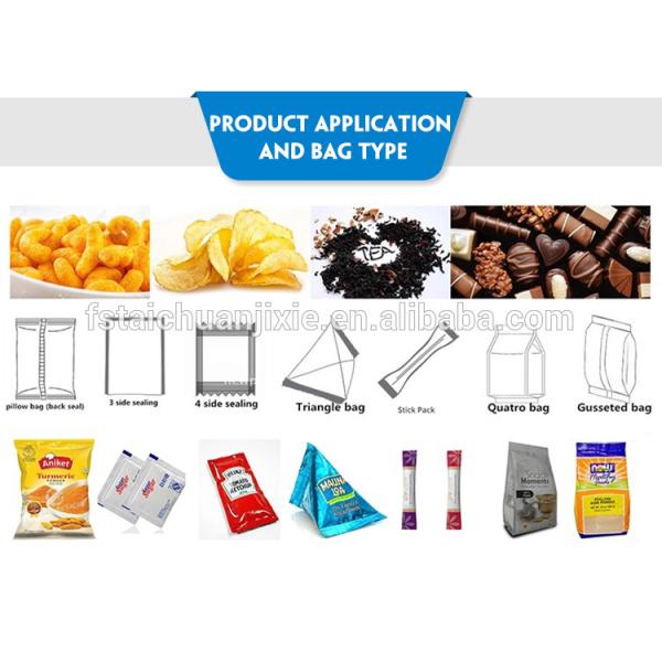 Multi-function 4 head linear weigher high accuracy full automatic good quality vertical washing powder packing machine