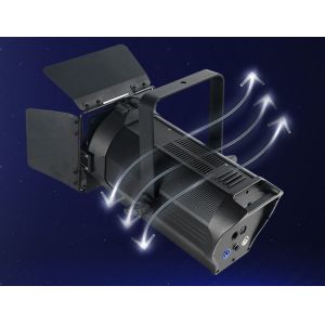 300W LED Fresnel Spotlight 3200K-5600K CRI90 DMX512 Control