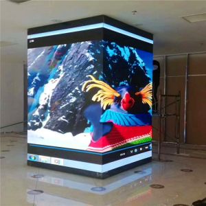 Stable IP33 Flexible Digital Display , Foldable Flex LED Video Wall