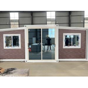 Aluminium Sliding Windows Expandable Container House with Led Natural Light