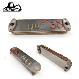 Wholesale 6151-61-2111 6D125-7P Komatsu Engine Oil Cooler core for Komatsu PC300-3 PC400-3 and Bulldozer D85A-21 from china suppliers