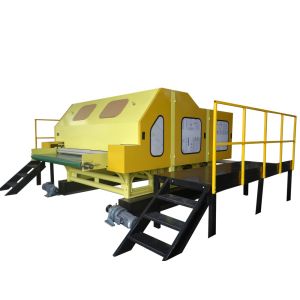 Nonwoven Textile Fabric Single Cylinder Double Doffer Polyester Fiber Carding