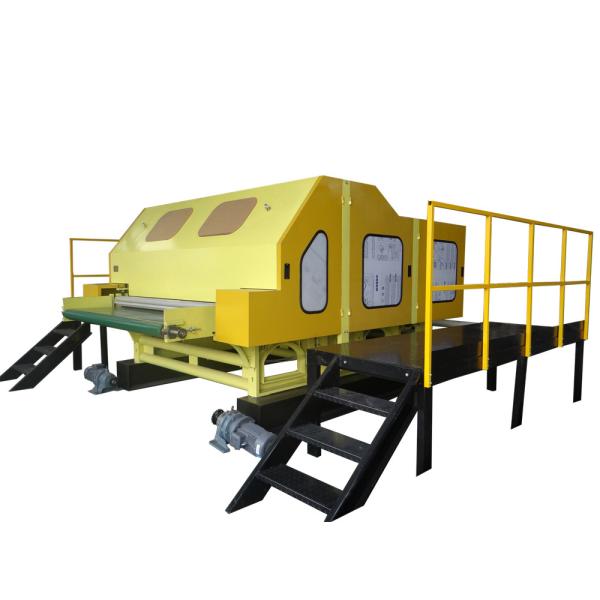 Nonwoven Textile Fabric Single Cylinder Double Doffer Polyester Fiber Carding