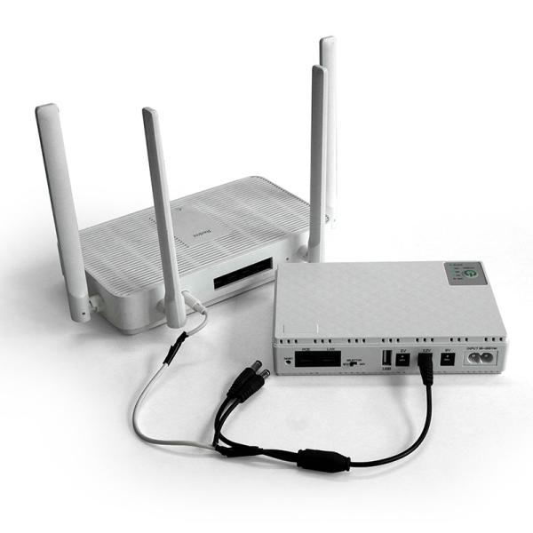 Quality 12 Volt Router Ups Backup Power Mini DC UPS Input Voltage AC 100V-240V Poe UPS for sale