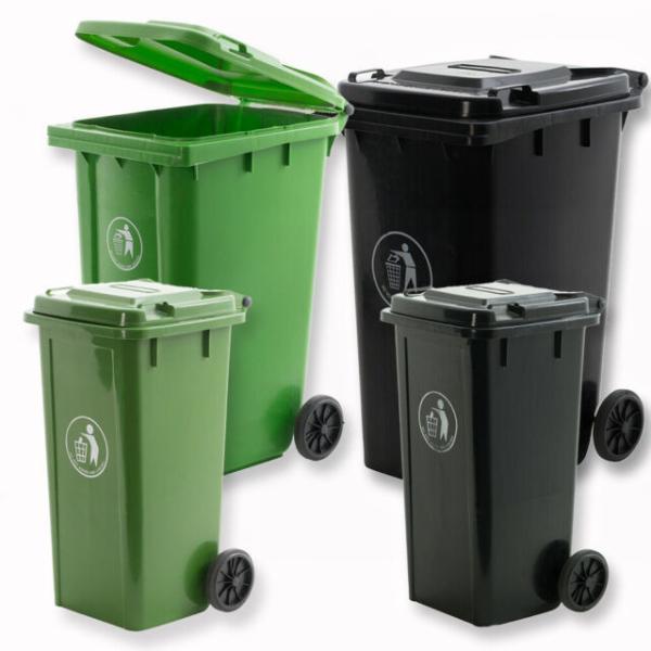 Quality Bin Hand Push Dustbin Recycle Outdoor Garbage Bin Trash Bin Garbage Cans with Pedal Lid for sale