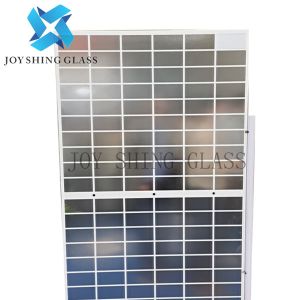 Ultra Clear Patterned Back Glass 2mm Silk Screen Back Panel