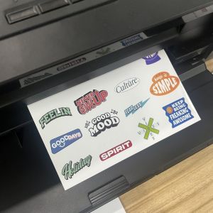 Durable Waterproof & Custom Printed Premium Glossy PP Stickers for Product