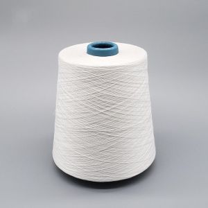 Spun Polyester Yarn Polyester Raw Material For Knitting Or Weaving Made Of