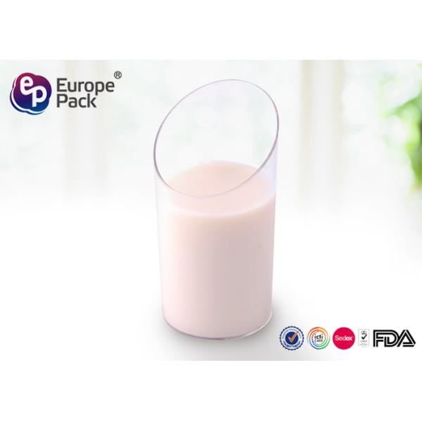 2 OZ Disposable Plastic Dessert Cup Small Round Clear Plastic Dessert Containers