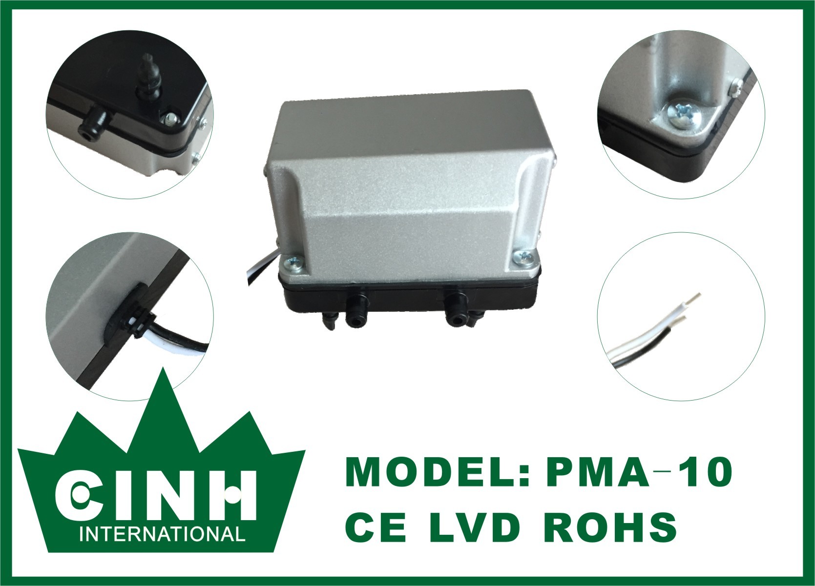 Silent Low Vibration Air Diaphragm Pump For Aroma Diffuser Application