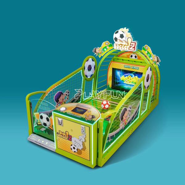 Playfun Soccer Leagual Kids Redemption Game kids football arcade hall game machine