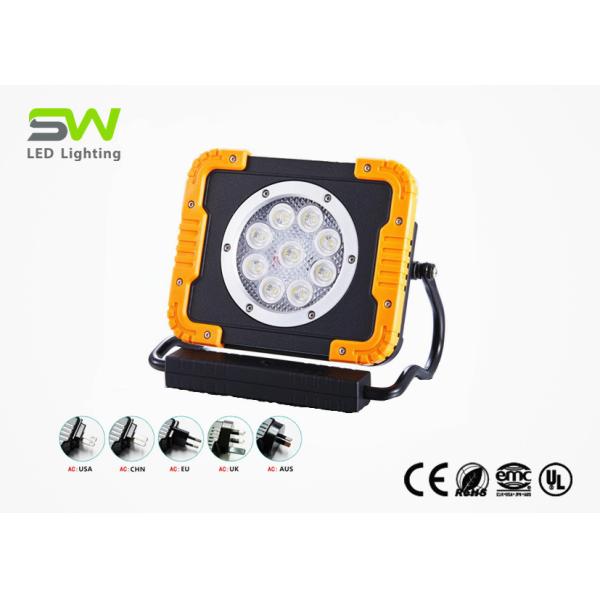 2500 Lumen Rechargeable LED Work Light With Retractable Handle And Rotatable
