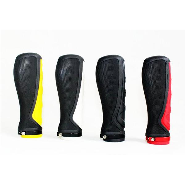 Quality New Design Ergonomic Bicylce MTB High Quanlity Rubber&Alloy Lock Grips Components Bar End Handlebars Push On Soft Grips for sale