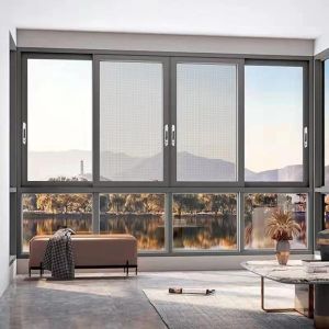 Modern Design Energy Efficient Aluminum Sliding Windows With Double Glazing