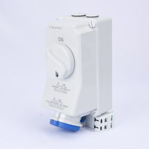 IP44 3P 16A 220V Industrial Mechanical Interlock Switch Socket 6H