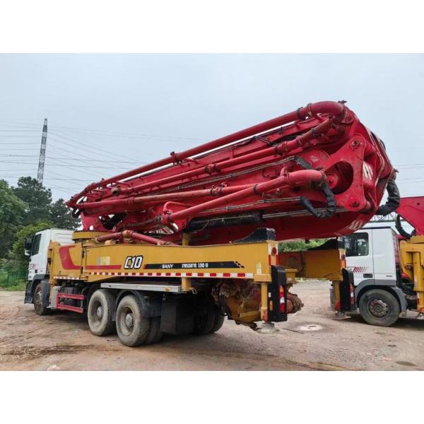 52m Used Concrete Pump Truck Machine Equipment Concrete Batching Plant Truck Mounted Pump