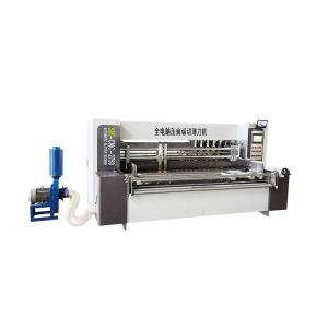 Wholesale Advanced Thin-Blade-Slitting-Scoring-Machine with 4/6 5/8 6/10 No.s of slitter scorer with lead edge feeder from china suppliers