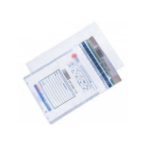 Express Mail Poly Tamper Evident Bag Screen Printing For Duty - Free Goods