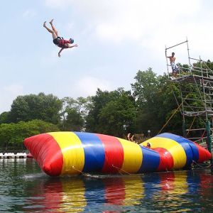 Customized Size Inflatable Water Toys Water Blob Inflatable Jump Pillow Catapult