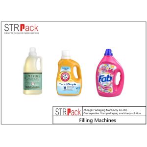 Full Automatic Liquid Filling Machine For Soap Detergent 4500B / H 18mm