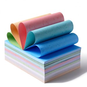 Flat Texture Leather Grain Stationary A4 Binding Paper