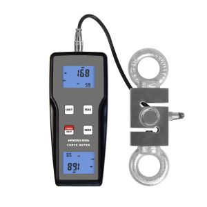 Blue Backlight Handheld Digital Force Gauge N / Kg / Lb Push Force And Pull