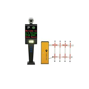 High Security Parking Ticket Machine , Automatic Car Parking Barrier System