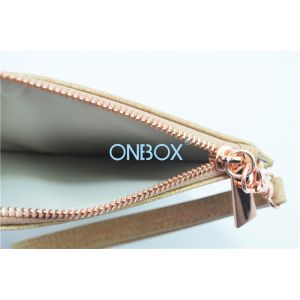 Lady PU Zipper Wallet Bag With Removable Carry Strip