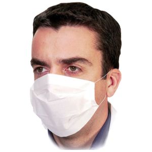 Wholesale Food Service Disposable Paper Face Mask , Earloop Face Mask With Elastic Band from china suppliers